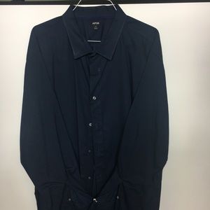 Apt 9 - Button Up - Dark Blue - 4XB
